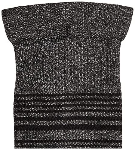 Dr. Scholl's Women Graduated Compression Knee High - 1 & 2 Pair Packs Socks, Multi-Colored (Black Stripe), 4 10 Us #TOP2