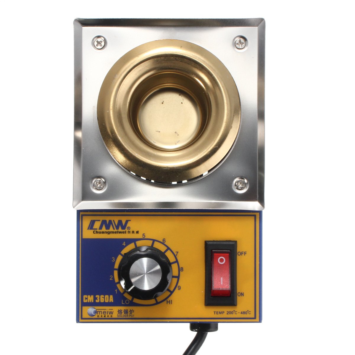 Cm360A 100W 200-480 Grado Di Saldatura Pentola Saldante Piastra In Acciaio Inox Dissaldatura
