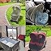 Mosquito Net for Baby Double Strollers,Carriers, Cradles, Car Seats,Universal Size, Insect Bug Netting Buggy Cover,Twin/Tandem Stroller Cover, White, Weather Protection