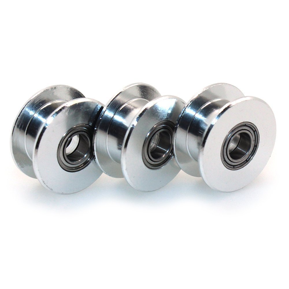 GT2 Spanrol Timing Katrol 16/20 Tand Wiel Boring 3/5mm Aluminium Gear Tanden Breedte 6/10mm for Printer Reprap (Color : 16T W6 B3 Without T, Size : 100PCS