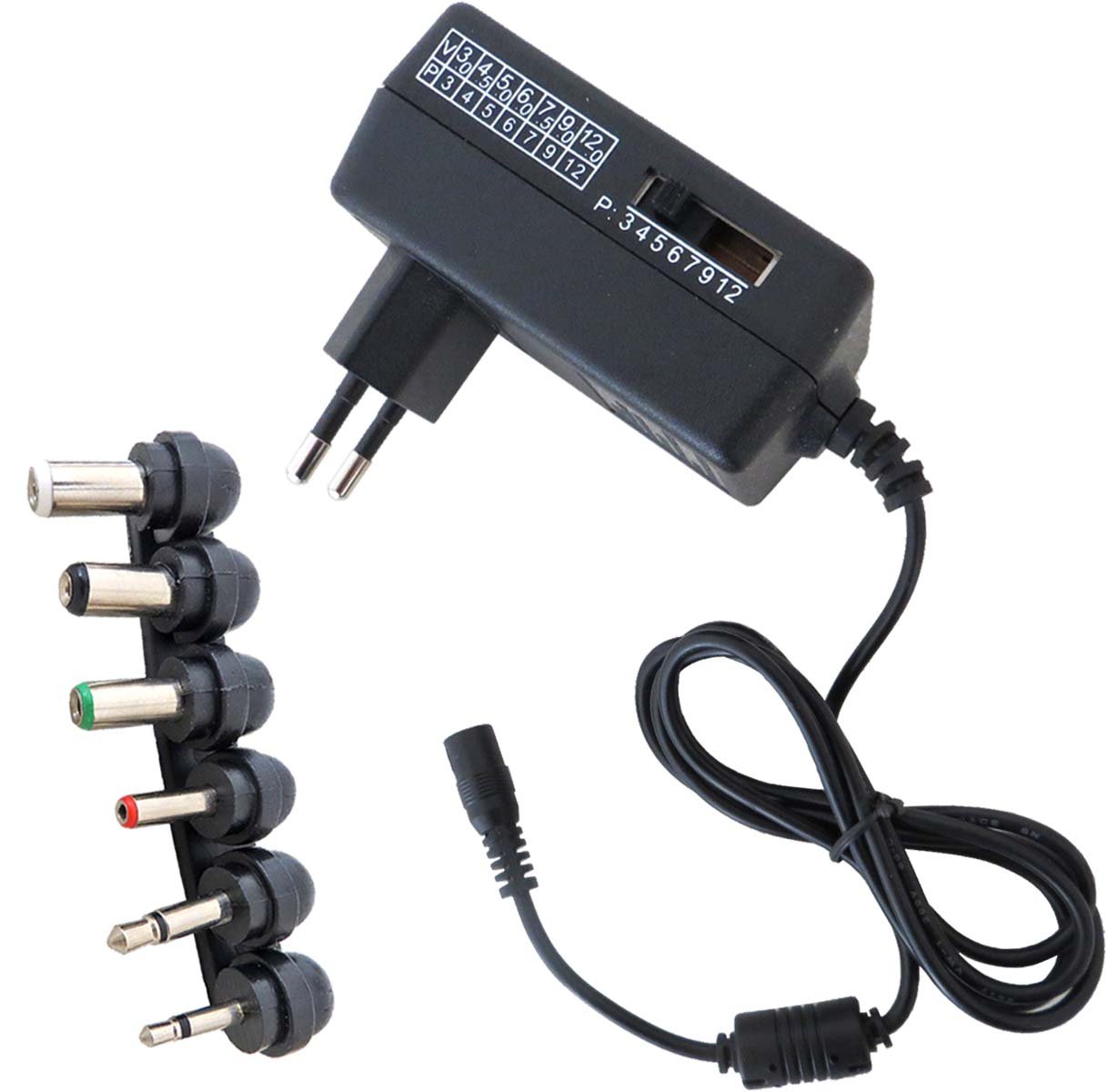 Chargeur bloc d'alimentation universel 3 V 12 V adaptateur réglable