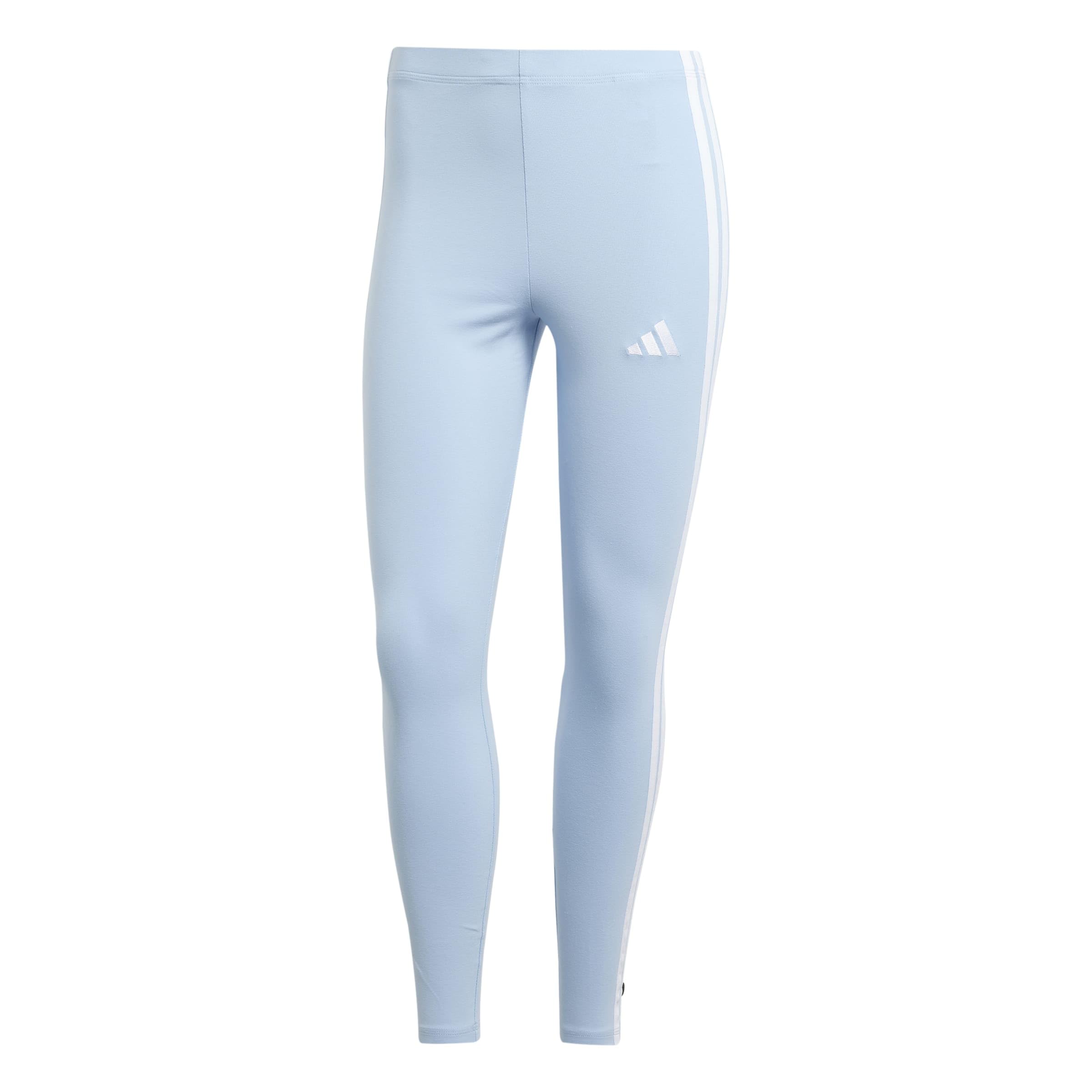 Adidas Women's Bleu Leggings Essentials 3-Stripes