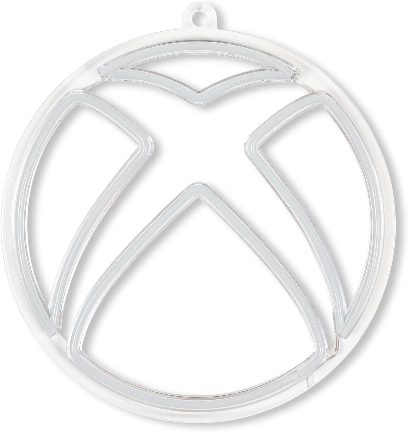 Xbox Logo USB-Powered LED White Neon Wall Light Sign | Ready to Hang Wall Decor Artwork | 10 Inches Tall