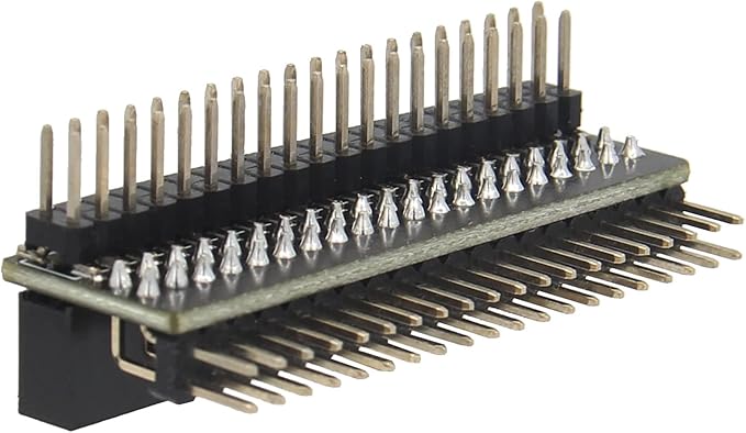 Geekworm GPIO Extension Header / 1-to-2 40 Pin GPIO Edge Adapter Board ...