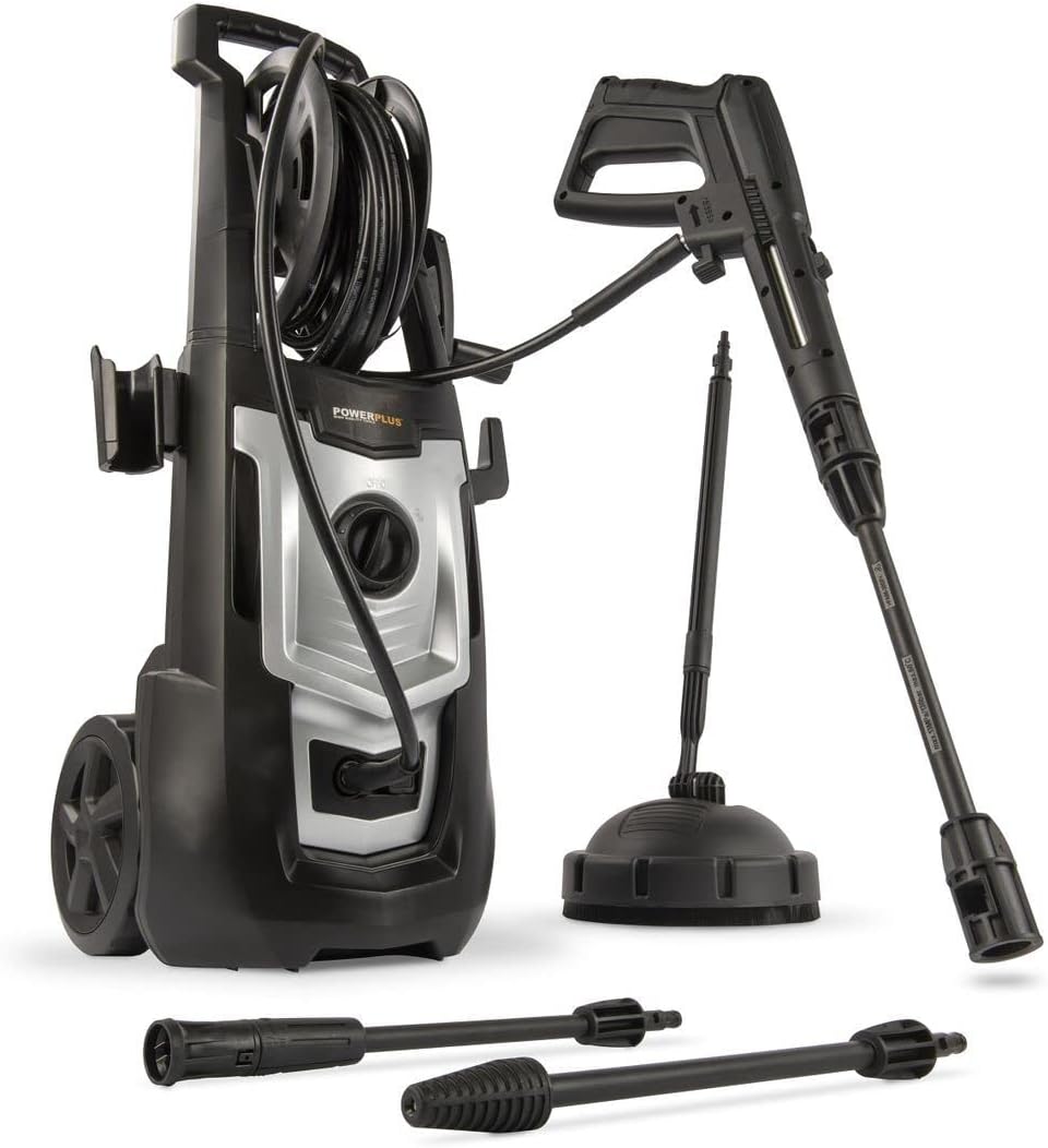 Powerplus POWXG90410 Electric 420l/h 1800W Black,Silver pressure washer