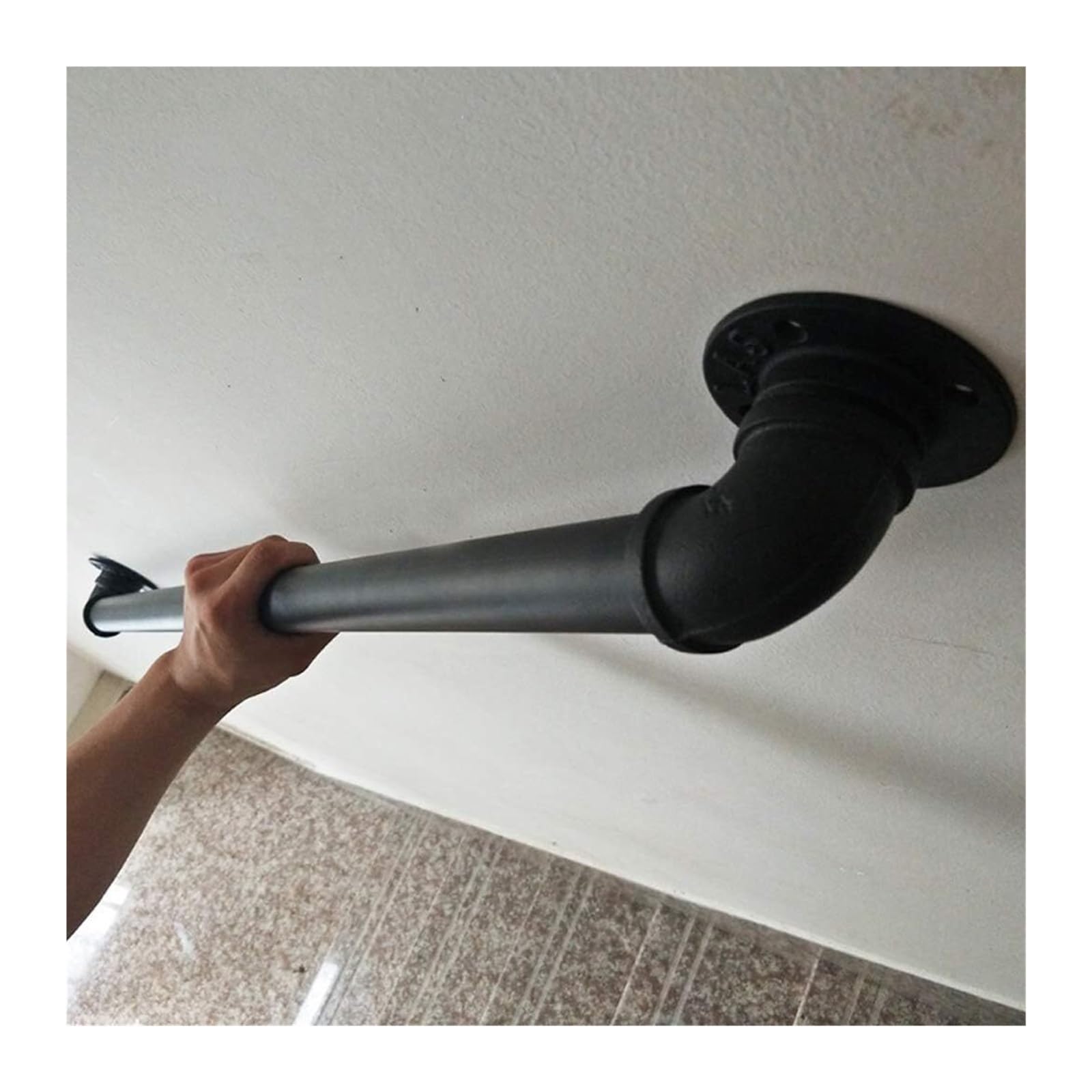 Main courante d'escalier design en fer forgé de 550cm