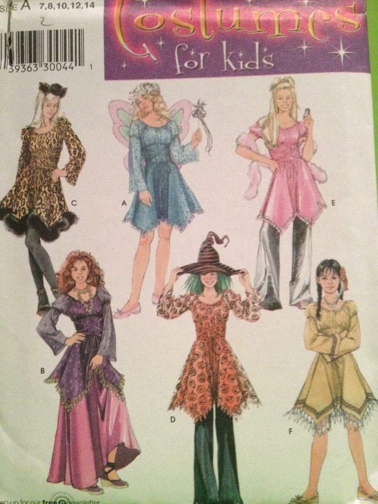 Patron Simplicity 4037 de déguisement pour fille taille 7-14 ans