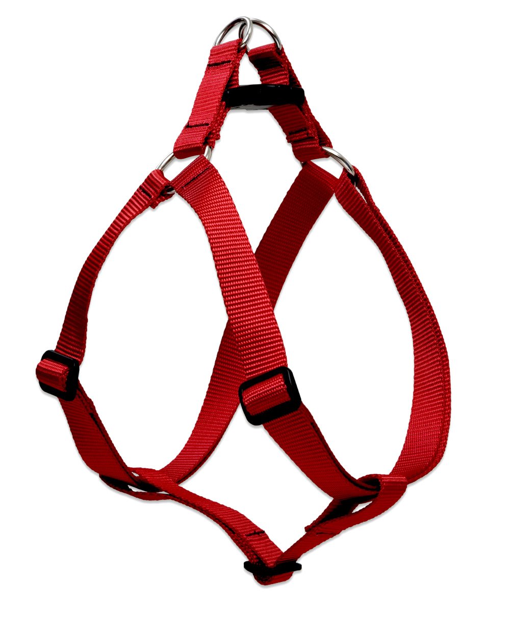 Harnais pour grands chiens Lupine large rouge 71cm
