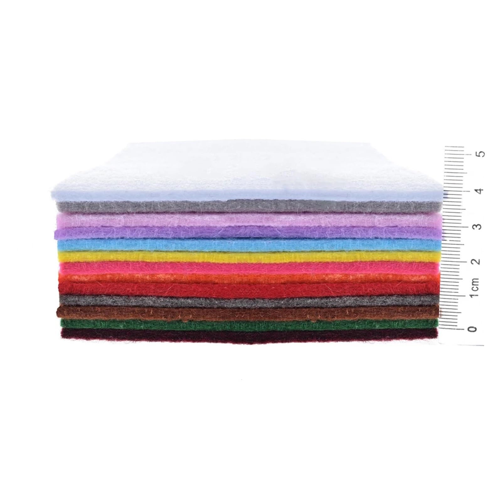 13 piezas de tela no tejida 30x30 cm y 3 mm grosor, fieltro grueso poliéster acrílico, material for manualidades costura Para Patchwork, Costura y Manualidades