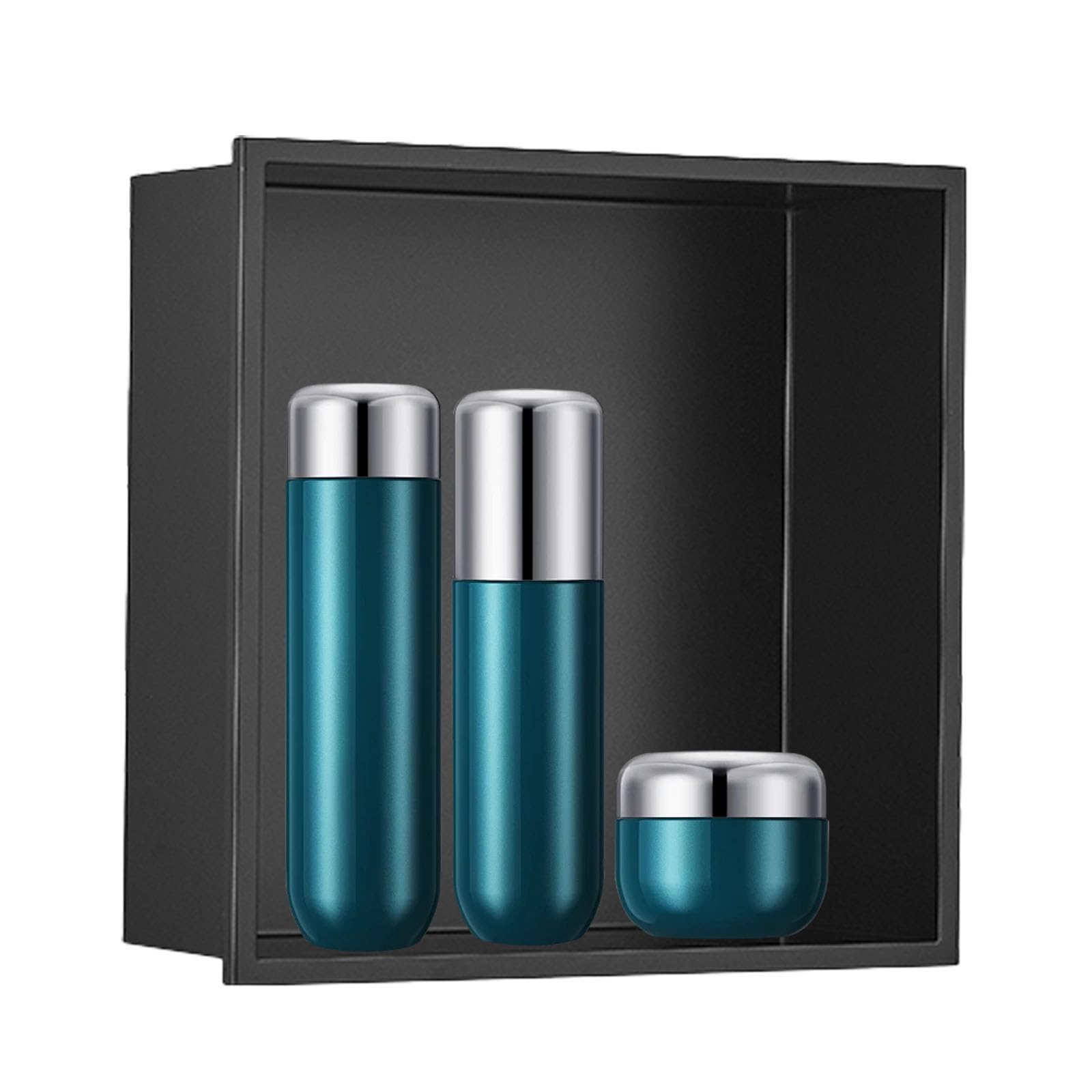 Niche de douche encastrée pour éviter la rouille et le désordre étagère murale inox or 12.5"