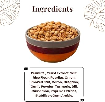 MODISON Roasted Peanuts Healthy Snacks Protein Rich Groundnuts 150g