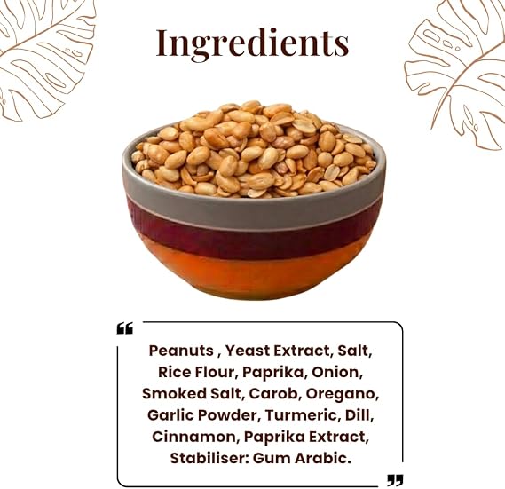 MODISON Roasted Peanuts Healthy Snacks Protein Rich Groundnuts 150g