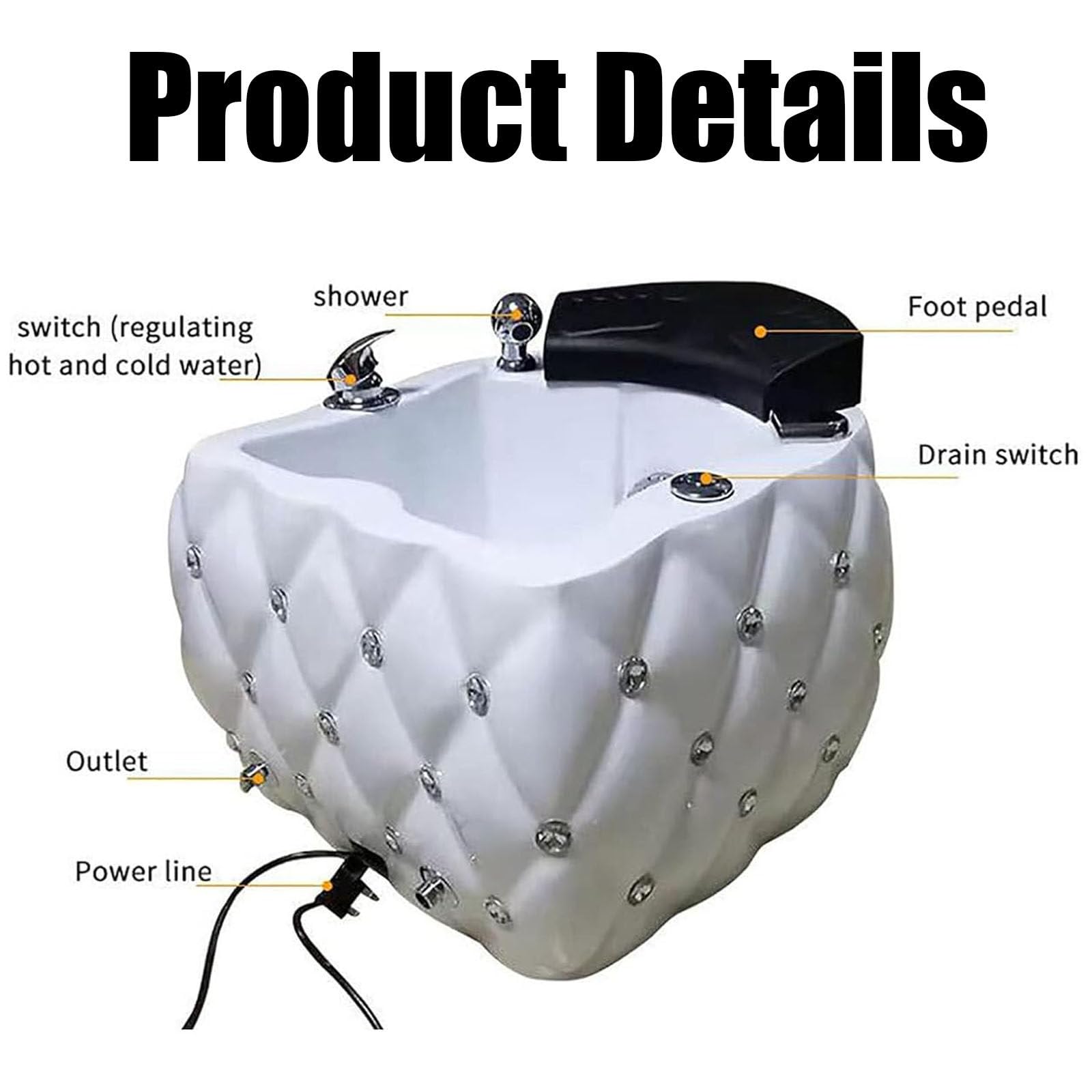 LoJax Massager da Bagno Spa per Paesi, Vasca da Bagno per Il Piede, Pedicure Piede Spa, Bagno Spa Pedicure, Massaggio a Piede Elettrico Domestico
