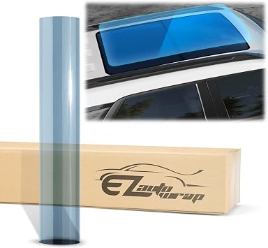 EZAUTO WRAP 4"x8" 10cmx20cm Sample PPF Paint Protection Film Glass Sunroof Clear Bra VLT 70% UV 99% Reduction Film Block Windshield