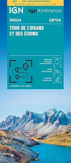 Tour de l'Oisans et des Ecrins: 1:32000: 89034