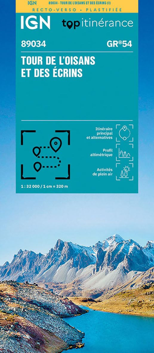 89034 Tour de l'Oisans et des Ecrins: 1:32000
