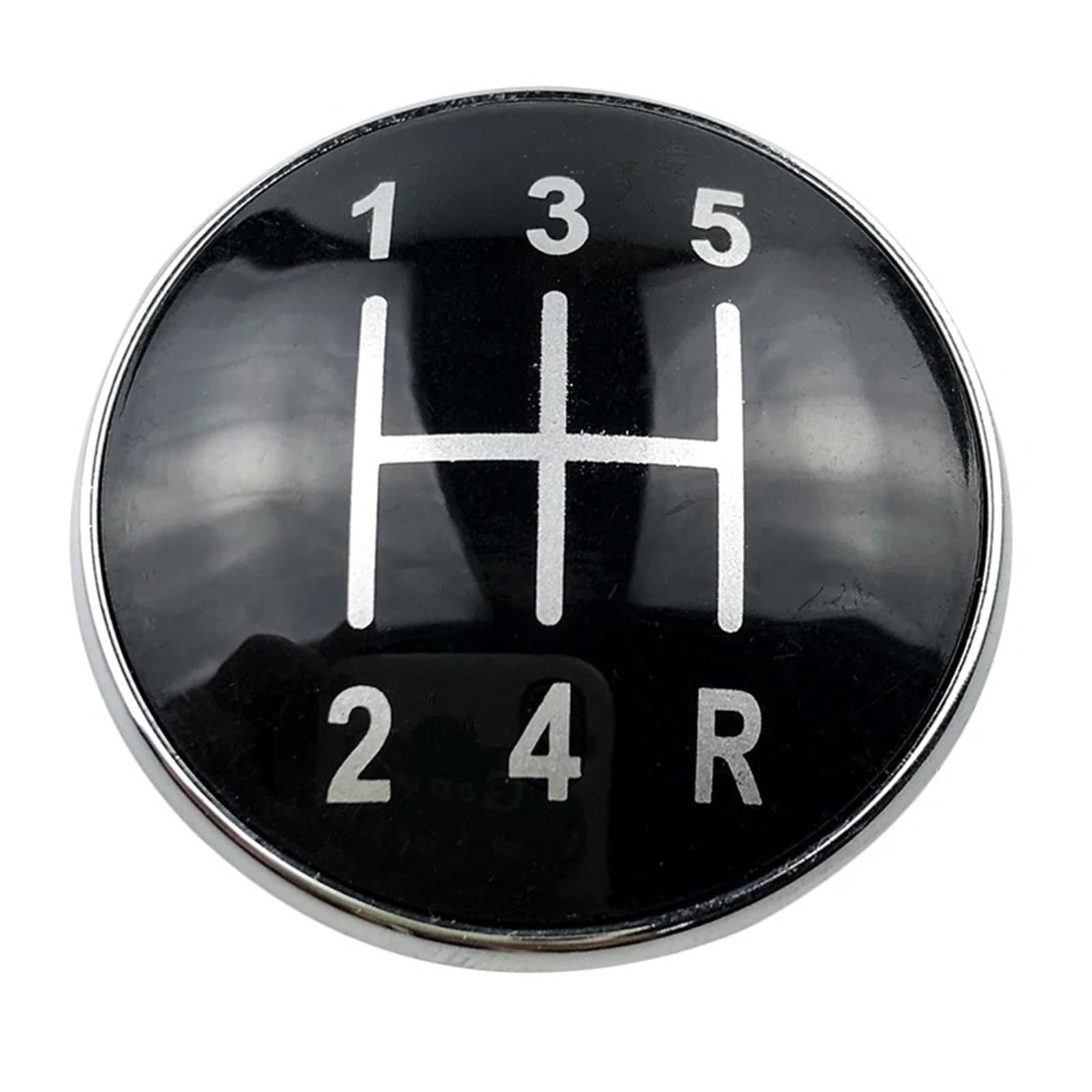 DUFWEHR Shifter Knob for for A3 8L for A4 S4 B6 B7 for A6 C6 for VW for Passat B5 3BG CC 3C Car Gear Shift Knob Emblem Cap Cover(12345R)