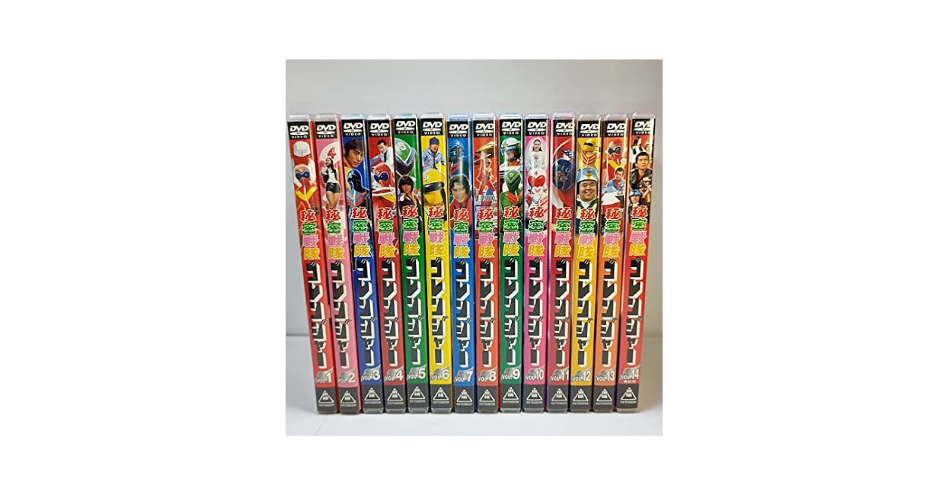 Amazon.co.jp: 秘密戦隊ゴレンジャー Vol.1~14 全14巻セット DVD