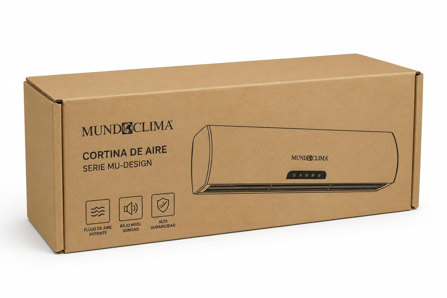 Bilake Cortina de Aire Profesional | Mando a Distancia con 2 Velocidades | Conserva Frio y Reduce Calor | Comercios, Restaurantes, Oficinas, Hoteles y Almacenes | Mundoclima Mu-Design