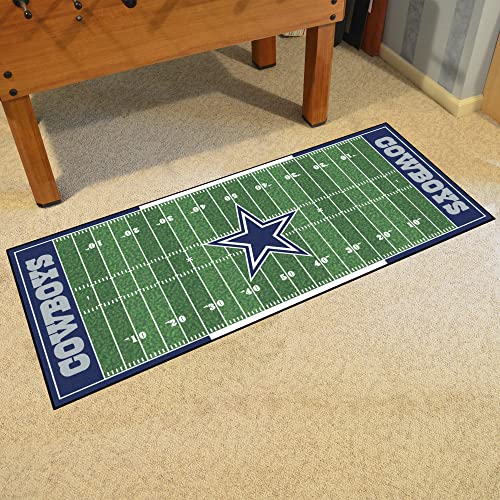 Fanmats 7349 Nfl Dallas Cowboys Nylon Face Football Field Runner thumb #1