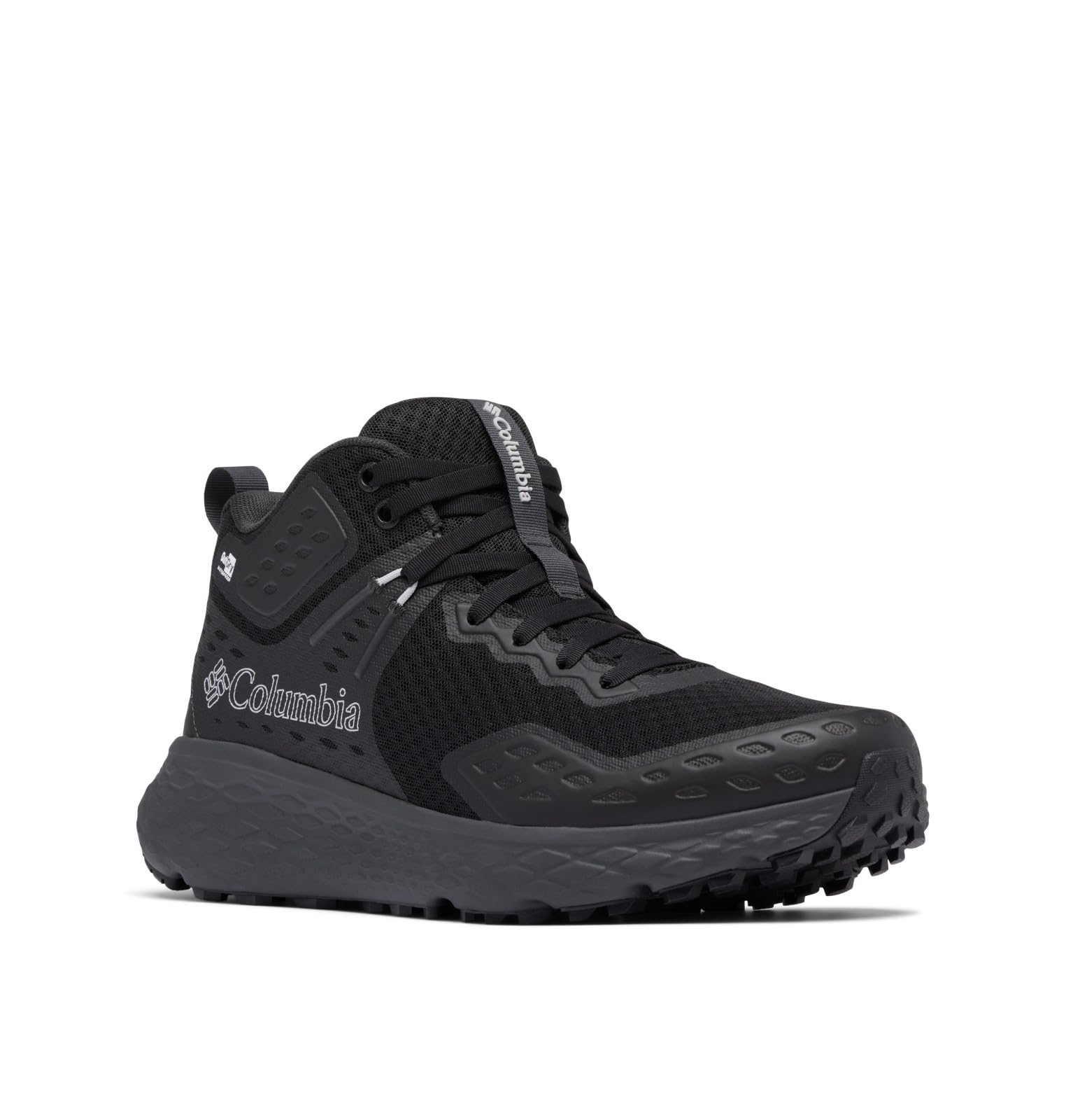 Columbia Men's Konos TRS Outdry Mid, Waterproof Mid Rise Trekking and Hiking Boots, Black/Shark, 10.5