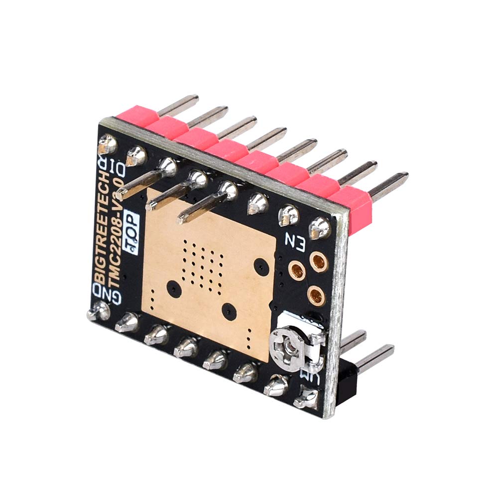 Kingprint TMC2208 v3.0 Sterownik silnika krokowego z radiatorem, bezgłośny zamiennik A4988 Drv8825 do drukarki 3D, 4 szt.