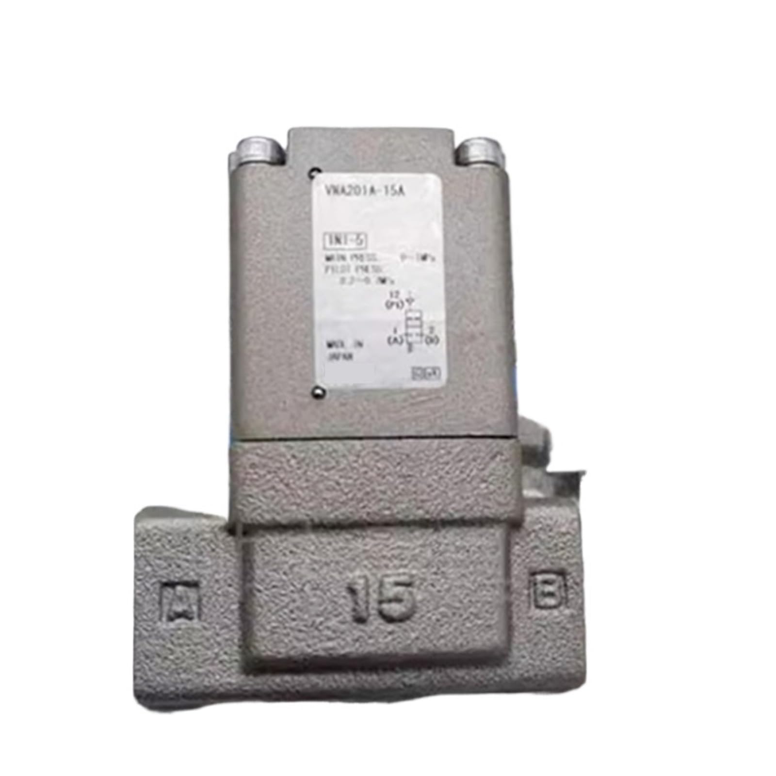 Vanne à 2 voies VND102DS étanche pour flux de vapeur haute pression