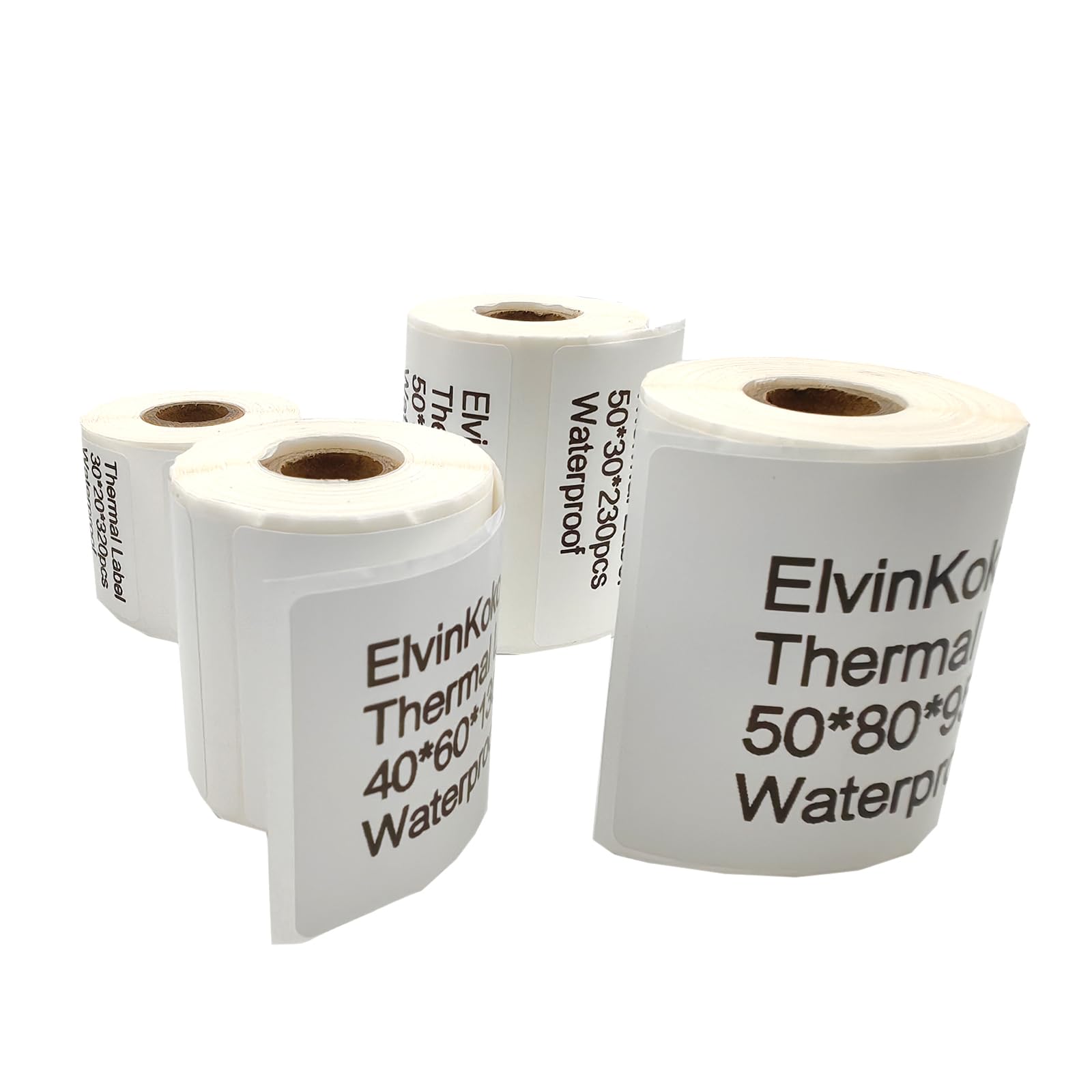 8 rollos de etiquetas térmicas M110 para papeles de etiquetas M221/M220/M120/M200 de 1.57 x 1.18 pulgadas, 230 etiquetas/rollo de etiquetas impermeables P50 40 x 30