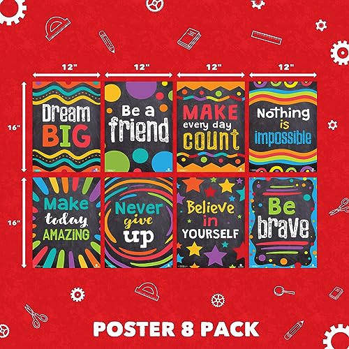 Sproutbrite Classroom Decorations - Motivational Posters for Teachers - inspirational Bulletin Board and Wall Decor for Pre School, Elementary and Middle School - Thumbnail 2