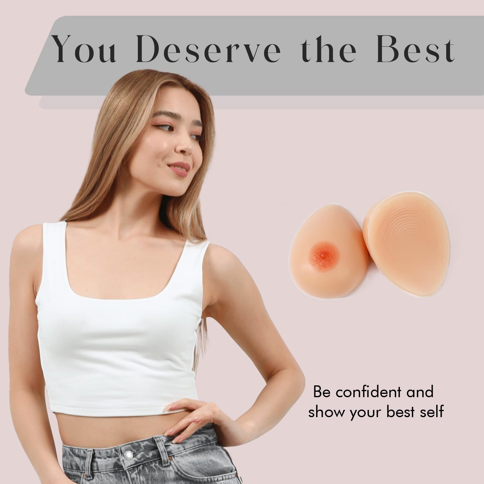 Windsleeping Faux seins en silicone pour mastectomie
