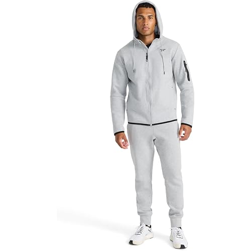Reebok Men's Quantum Set, Standard Fit, Heavyweight Stretch Cotton-poly Fabric