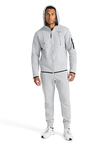 Reebok Men's Quantum Set, Standard Fit, Heavyweight Stretch Cotton-poly Fabric