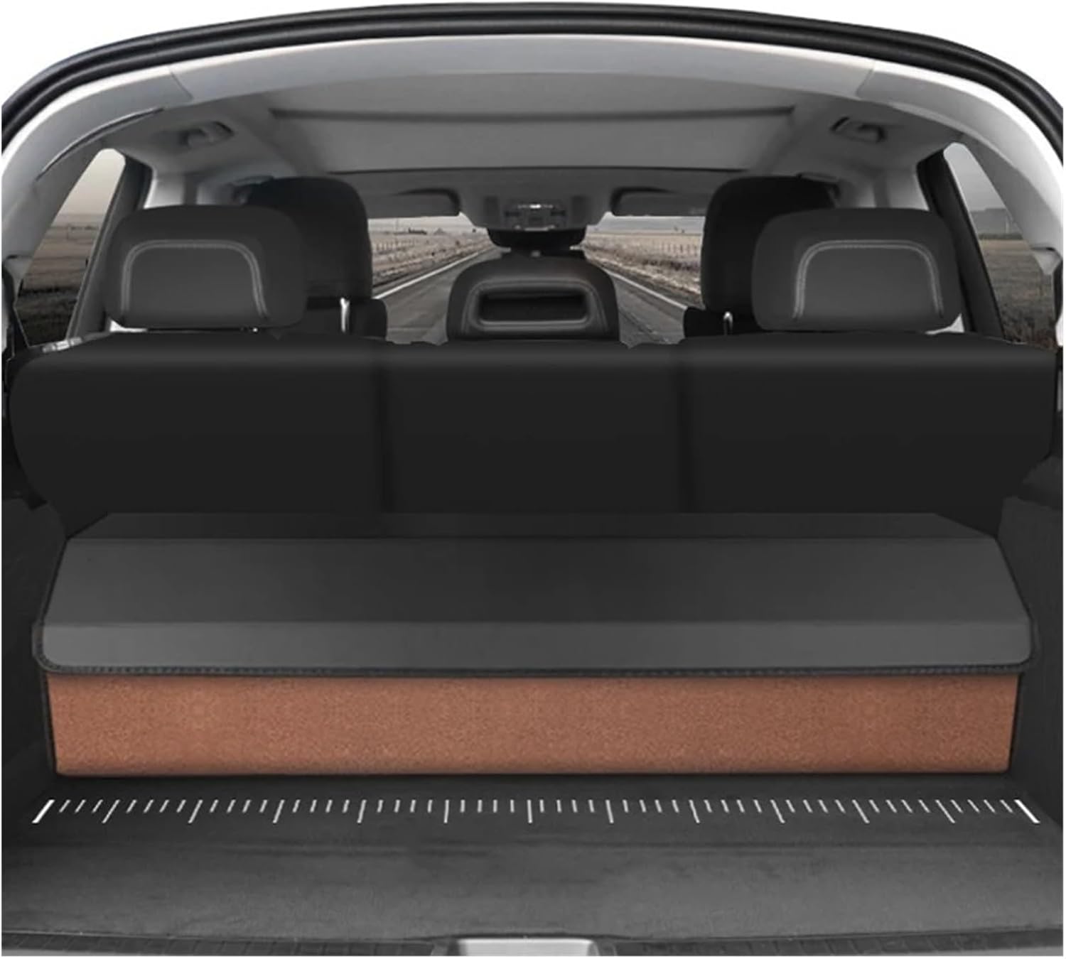 こもも、エブリイワゴン17W用ラゲッジ収納棚左側用テーブルセット こも