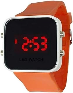 Sport Multifunzionale LED Orologio Casual Moda Maschio e Femmina Studente in Silicone Orologio Specchio Quadrato LED Luminoso Bambini Orologio elettronico