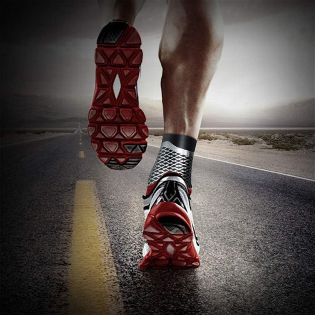 Ankle Support Sleeve, Ankle Compression Brace Wraps for Sport Protect, Ankle Sprain, Stable Ligament, Plantar Fasciitis, Eases Swelling, Heel Spurs, Injury Recovery, Joint Pain and More : Sports & Outdoors