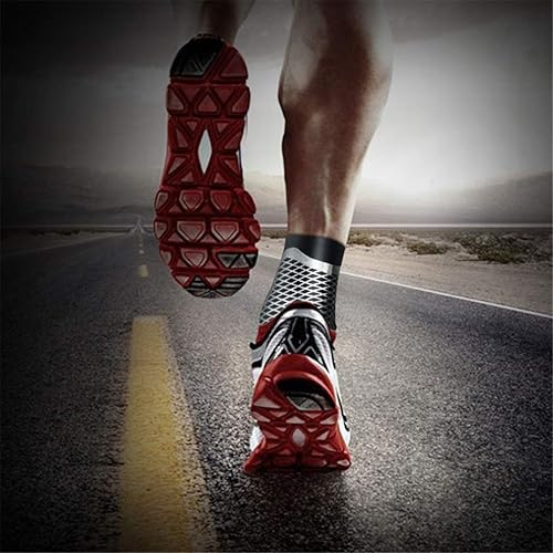 Miniatura 10 de Manga de apoyo al tobillo, muñequeras de compresión de tobillo para proteger el deporte, esguince de tobillo, ligamento estable, fascitis plantar,