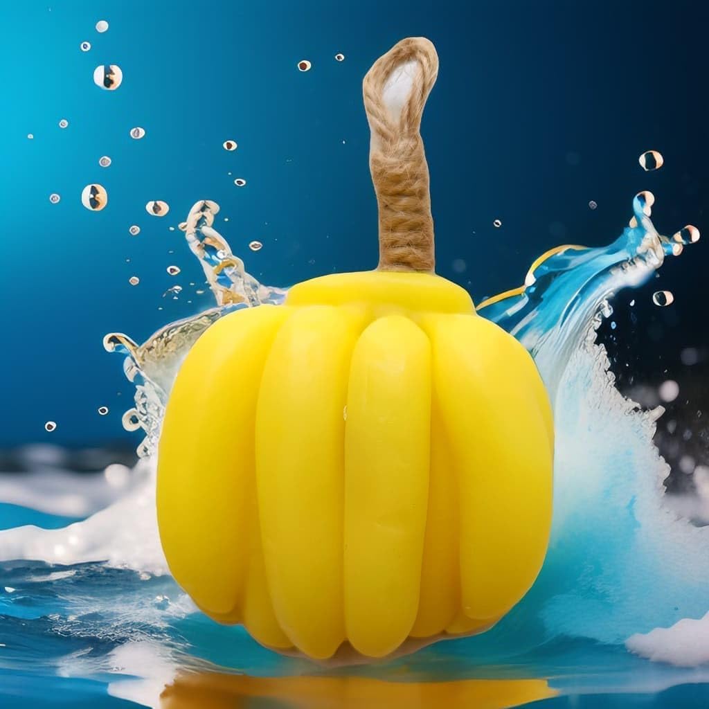 CESITRA Decorative Banana Shaped Natural Handmade Soap Bar with Rope,(pack of 2) (YELLOW SOAP BANANA)