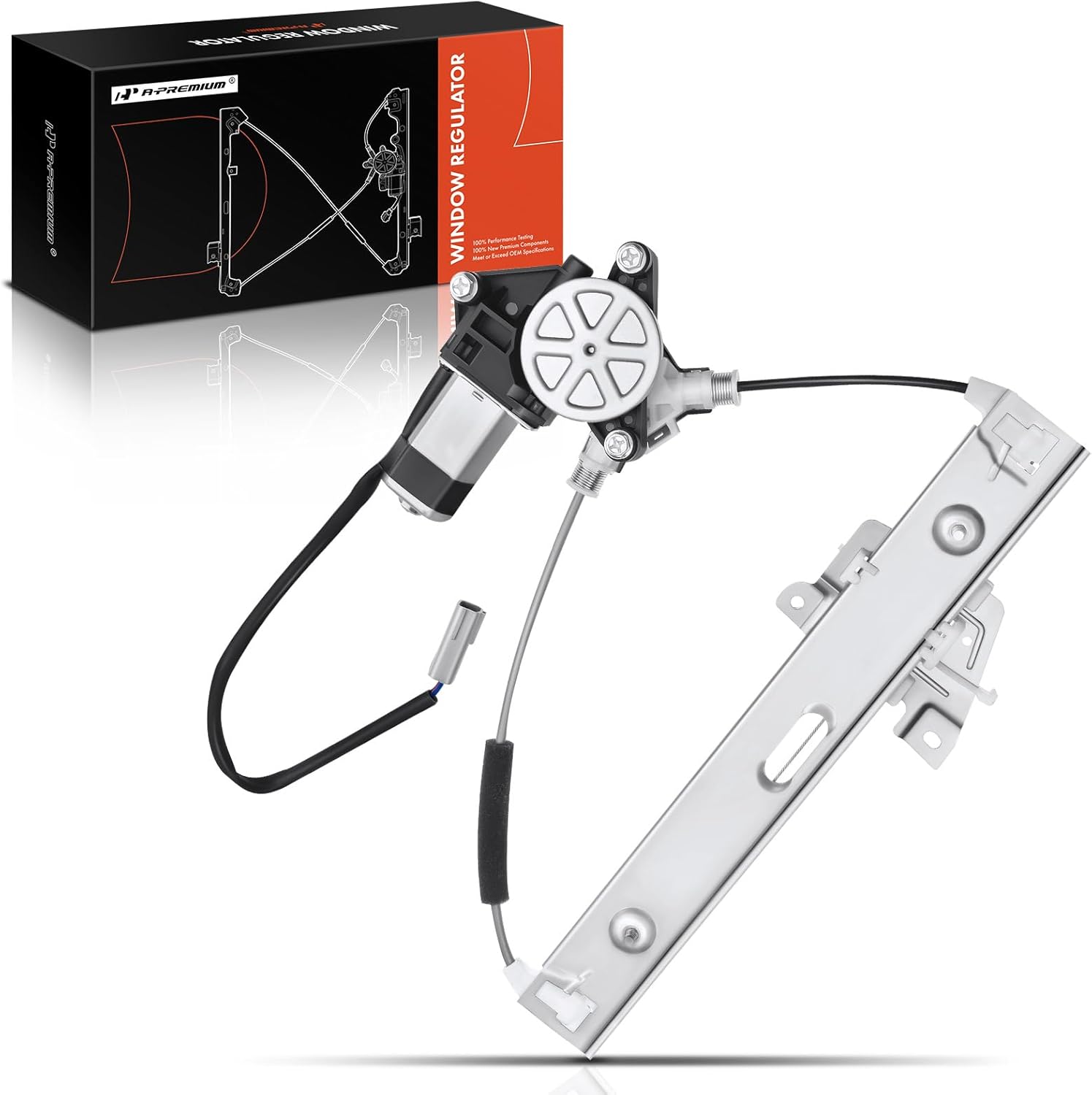 A-Premium Electric Power Window Regulator with Motor Compatible with Ford Escape 2008-2012 Mercury Mariner Mazda Tribute 2008-2011 Rear Left Driver Side