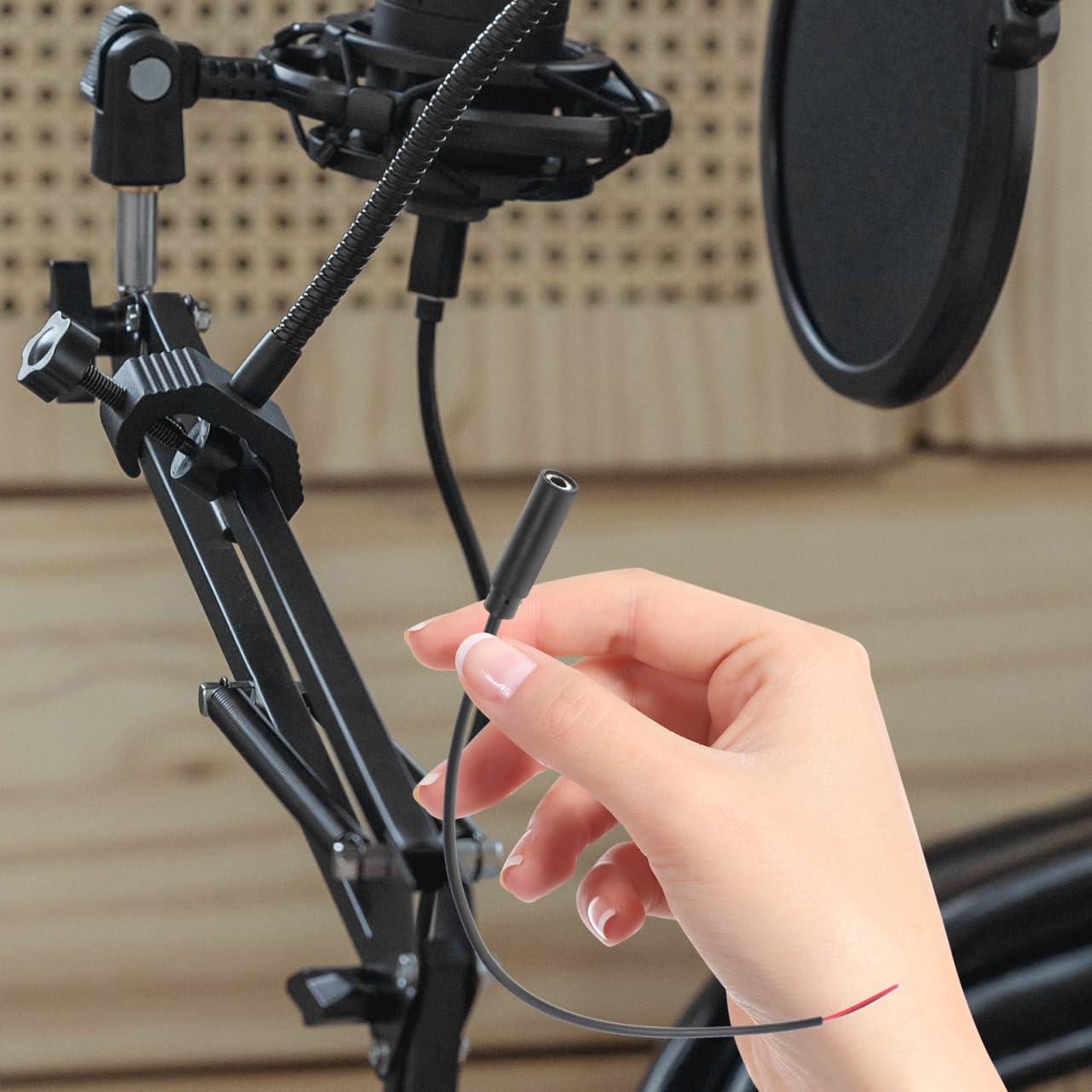 50stücke Mono Klinkenstecker Offene Drahtenden Audio Kabel Für Kopfhörer Headsets Und Mikrofone Langlebig Und Einfach Zu Verbinden