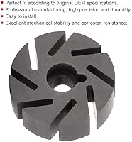 Vista 2 de Impulsor de bomba de vacío, impulsor de motor de bomba de vacío de bloqueo central Akozon apto