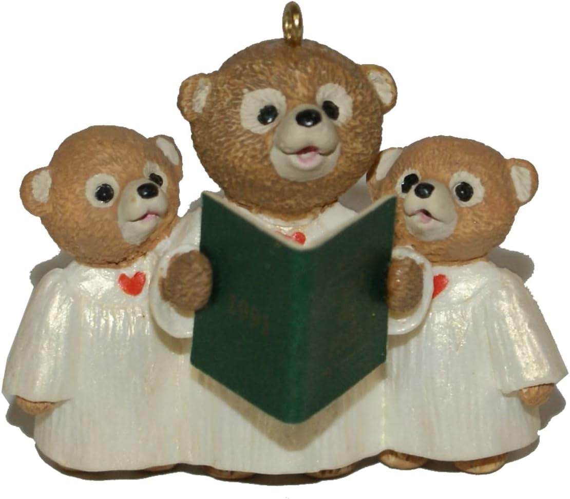 Hallmark Keepsake Glee Club Bears 1991 Christmas Ornament