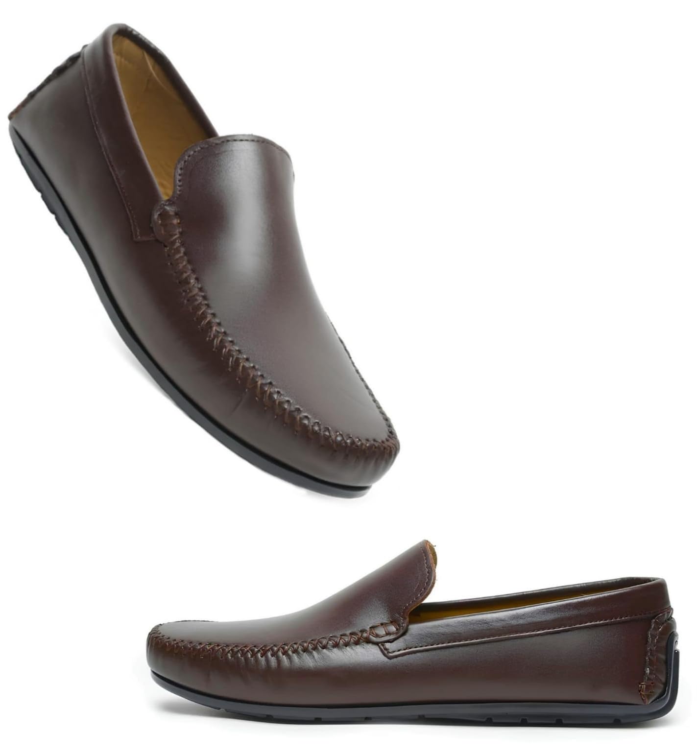 MICHEAL FERAAS Mens Driving Loafer Shoes - Big Size (Brown, 12) (B0CPCQ53JG) Amazon Price History, Amazon Price Tracker