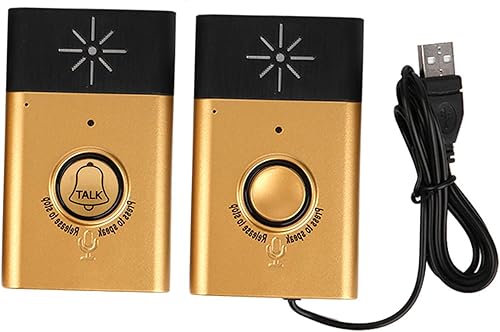 Miniatura 7 de Timbre de voz inalámbrico inteligente, intercomunicador de voz bidireccional, sistema de control de acceso, volumen ajustable para el hogar,