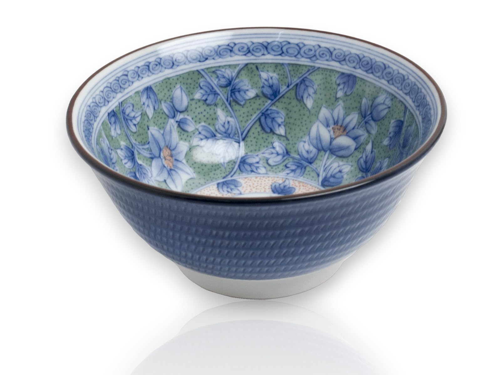 Japan-Bowls AsiATICA - Lot de 6 bols à ramen en porcelaine de 15 cm - Bol asiatique de qualité supérieure pour riz, pâtes, tapas, udon, céréales - Ensemble de bols à soupe avec designs japonais