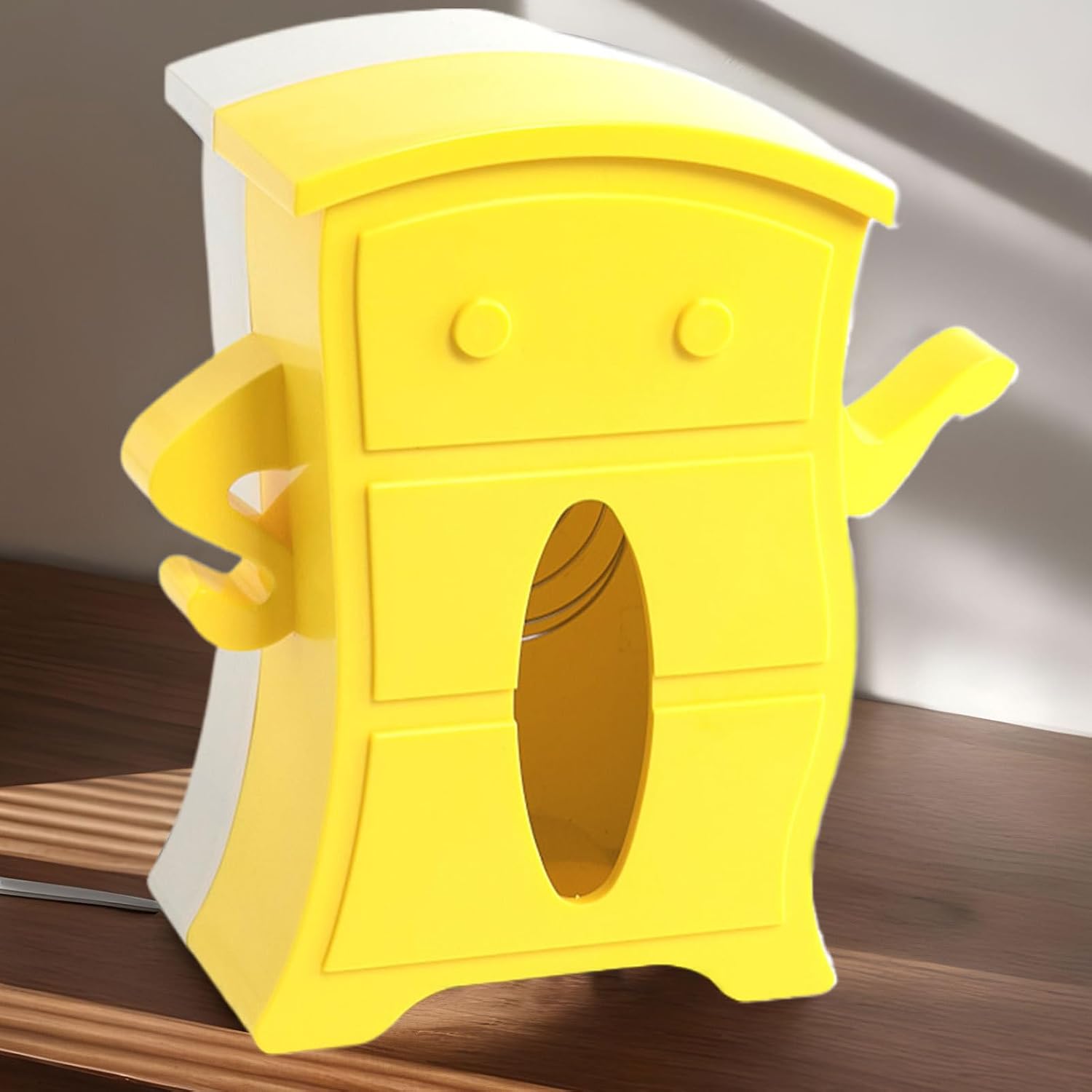 Decorative Tissue Box Holder,Napkin Dispenser with Spring | Cute Hands On Hip Cabinet Design Fun Tissue Box Cover - for Bedroom Living Room Tabletop Dorm Toilet