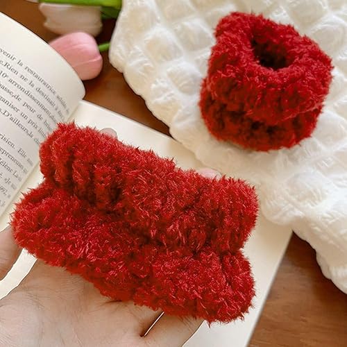 Miniatura 7 de Lindo juego de diadema y pulsera de fresa, banda suave para el cabello y pulseras para el cuidado de la piel para lavado de cara, maquillaje, spa y