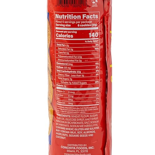 Miniatura 2 de Conchita Palmeritas Palm Cookies  Elegante aperitivo escamoso, postre o desayuno  5.82 onzas (paquete de 1)