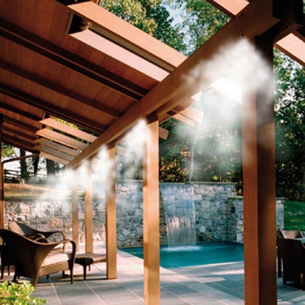 21 SHOP® - Kit NEBULIZZATORE ad Acqua NEBULIZZAZIONE Gazebo OMBRELLONE Giardino Pergola RINFRESCA 10 metri
