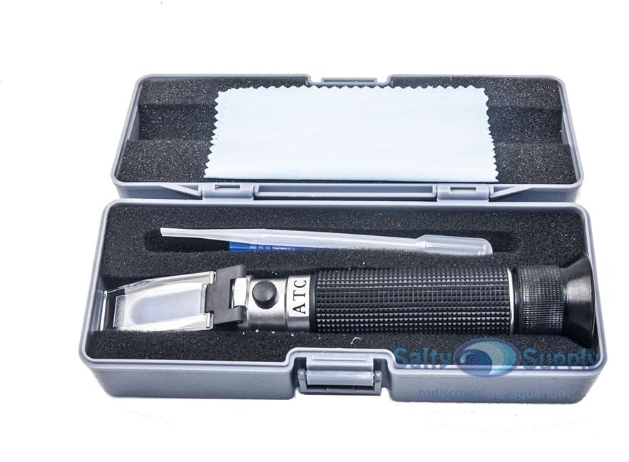 Deepwater Aquatics ATC Refractometer for Reading Salinity