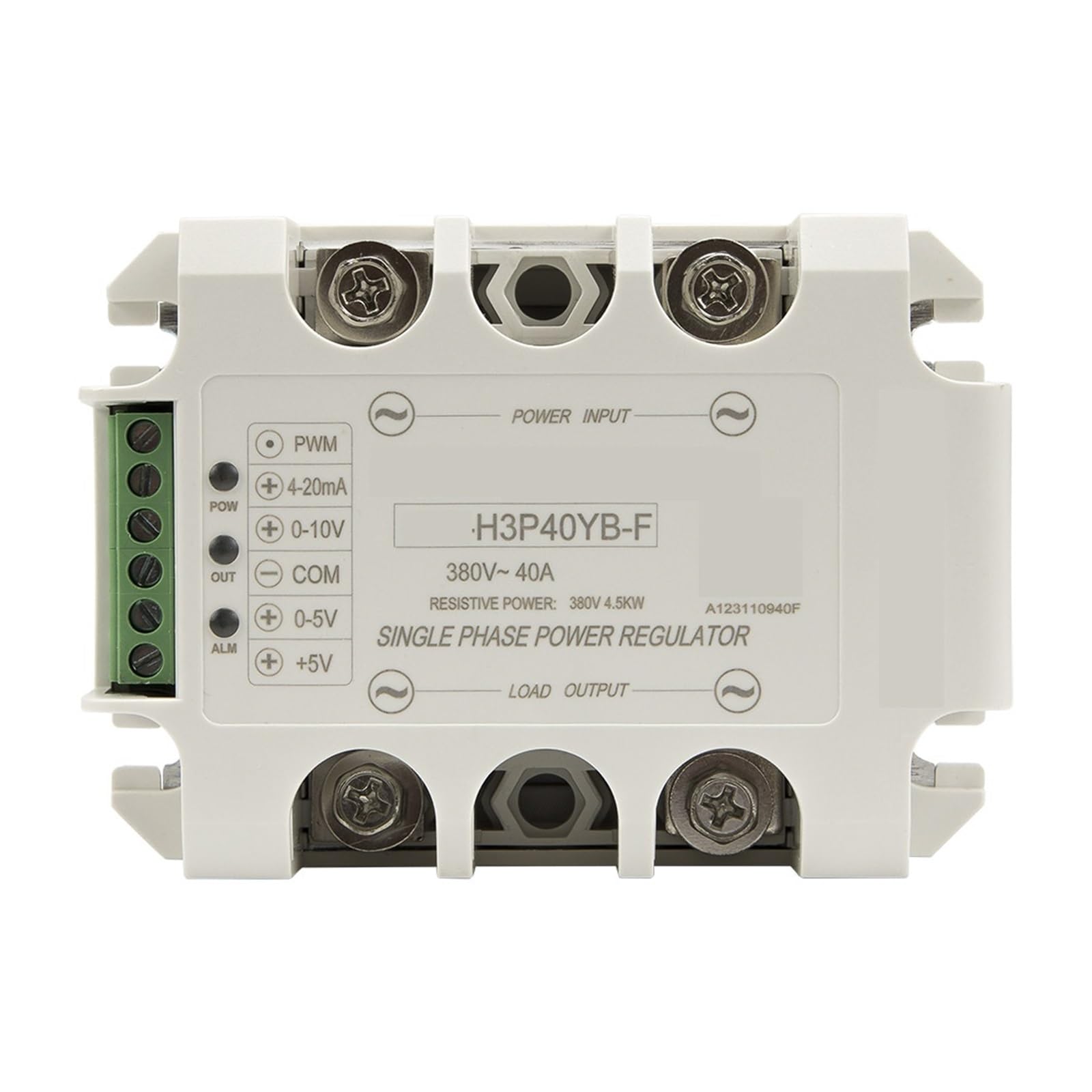 modulo relè allo Stato Solido H3P40YB-F monofase AC 40A 380V Circuito Chiuso regolatore di Tensione a Stato Solido a Feedback Negativo/modulo regolatore di Potenza